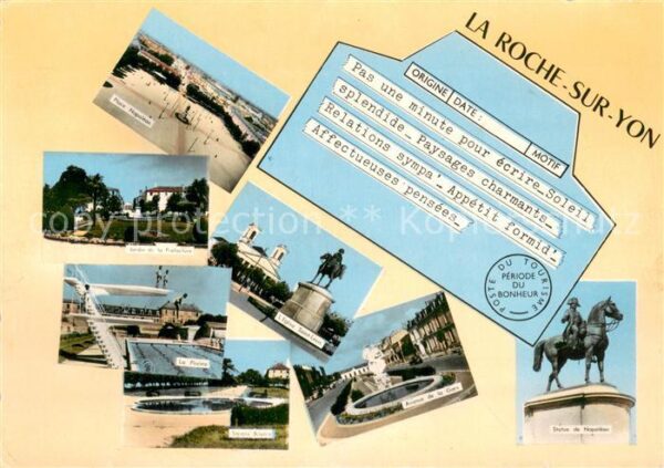 La Roche-sur-Yon Vues d ensemble Plage Monument Eglise S
