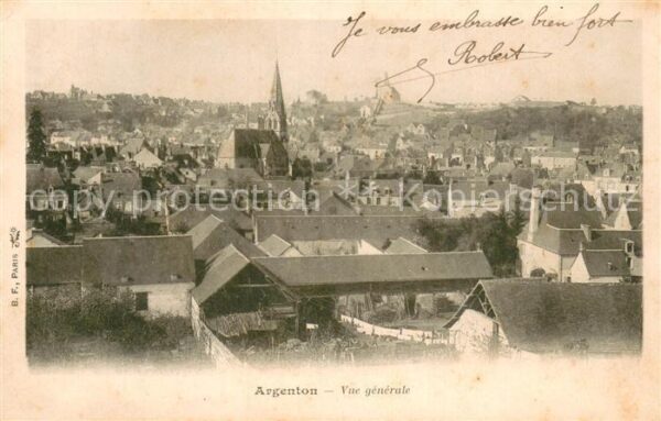 Argenton 36-sur-Creuse Vue generale