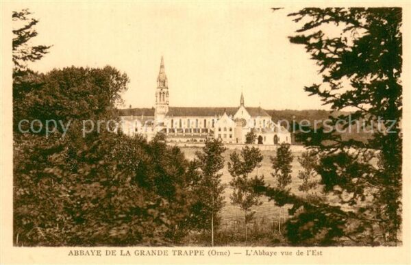 Abbaye de la Grande Trappe Soligny-la-Tr L Abbaye vue de l Est