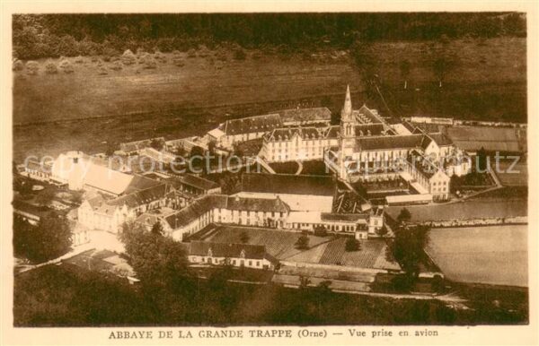 Abbaye de la Grande Trappe Soligny-la-Tr Fliegeraufnahme