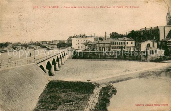 Toulouse 31 Chausee des Moulins du Chateau et Pont