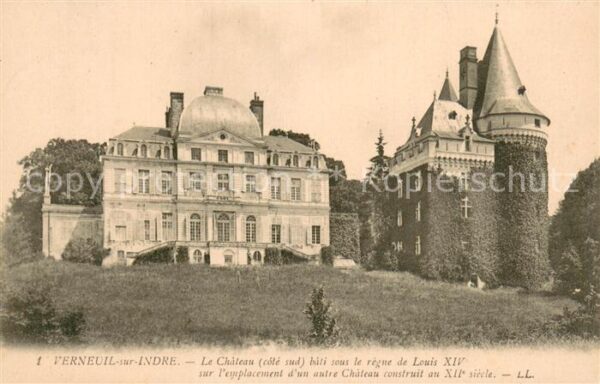 Verneuil-sur-Indre Le Chateau bati sous le regne de Louis