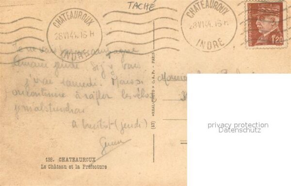 Chateauroux 36 Indre Le Chateau et la Prefecture – Bild 2