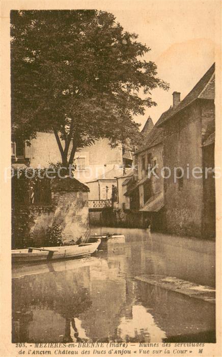 Mezieres-en-Brenne 36 Indre Ruines des serviludes de l Ancien Chate