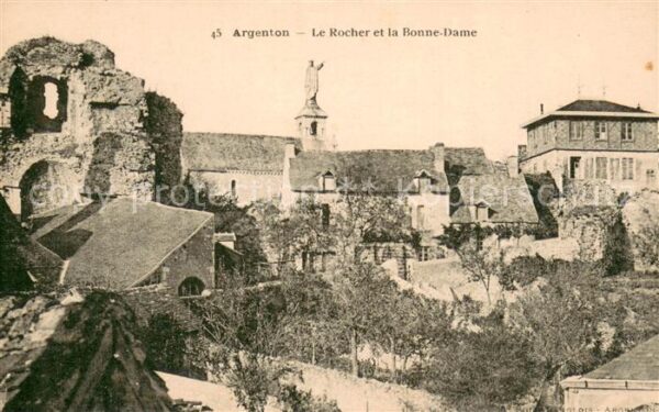 Argenton 36-sur-Creuse Le Rocher et la Bonne-Dame