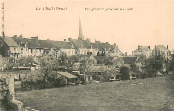 Le Theil Orne Vue generale prise sur les Ponts