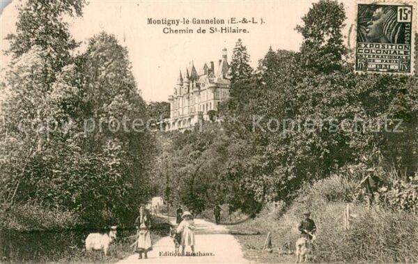 Montigny-le-Gannelon Chemin de St-Hilaire
