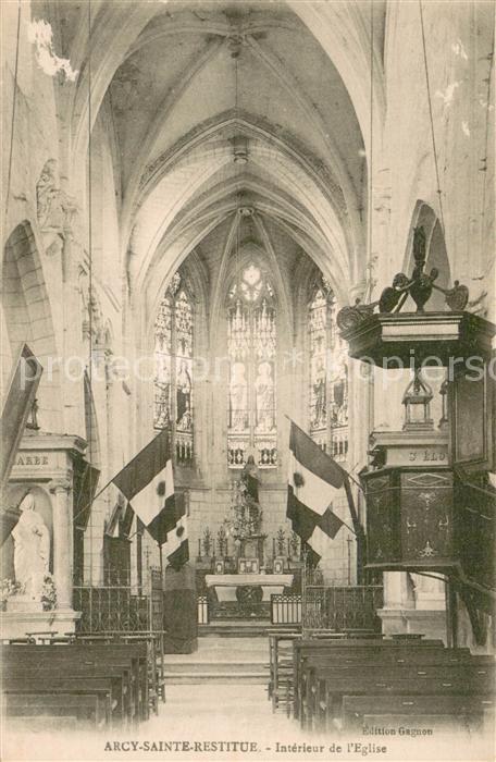 Arcy-Sainte-Restitue Interieur de l Eglise