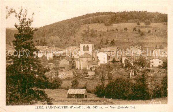 Saint-Alyre-d Arlanc 63 Vue generale Est