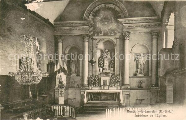 Montigny-le-Gannelon Interieur de l Eglise