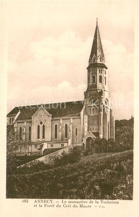 Annecy 74 Haute-Savoie Le monastere de la Visitation et la For