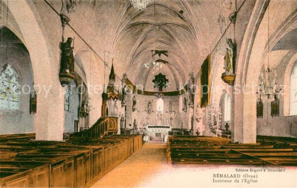 Remalard 61 Interieur de l Eglise