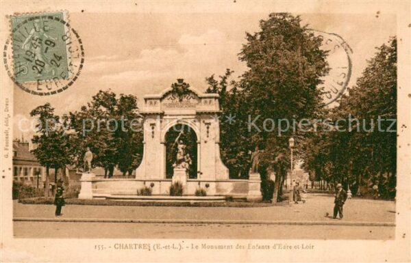 Chartres 28 Le Monument des Enfants d Eure et Loire