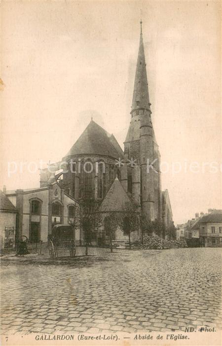 Gallardon Abside de l Eglise