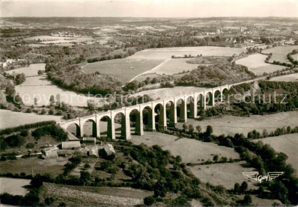 Saint-Laurent-sur-Sevre Fliegeraufnahme Viaduc de Barbin