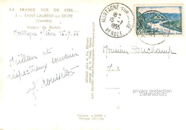Saint-Laurent-sur-Sevre Fliegeraufnahme Viaduc de Barbin – Bild 2