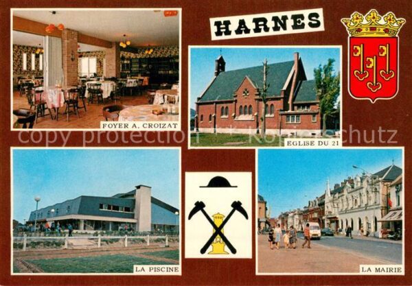 Harnes Pas de Calais L eglise du 21 - La piscine