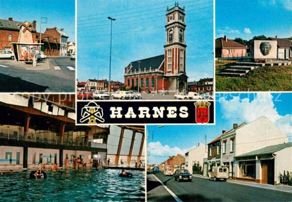 Harnes Pas de Calais La Grand Moulin - Eglise Saint-Martin -