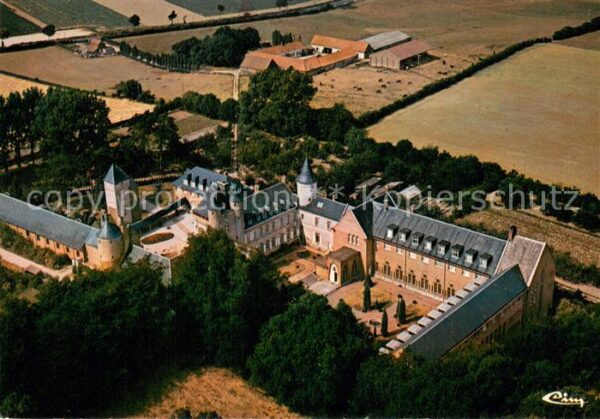 St-Omer Pas-de-Calais Fliegeraufnahme Abbaye St-Paul de Wisqu