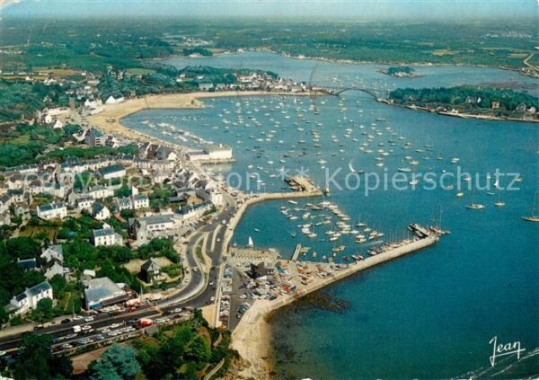 Trinite-sur-Mer La Fliegeraufnahme Le Port