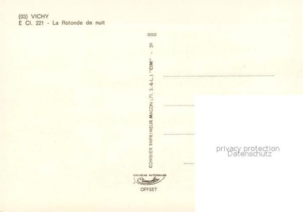 Vichy Allier La Rotonde de nuit – Bild 2