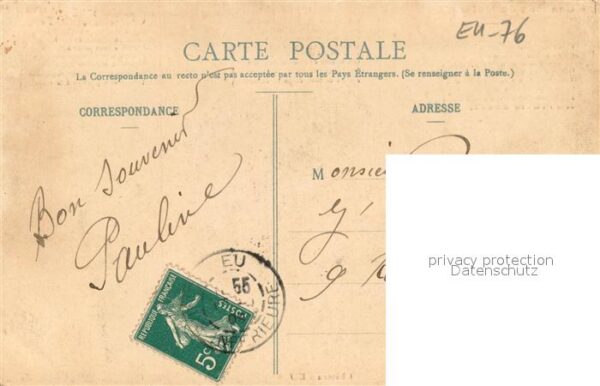 Eu 76 Chateau d’Eu Chanson du Maire d_Eu – Bild 2