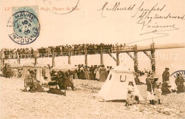 Le Havre La Plage l’heure du Bain