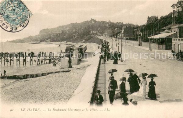 Le Havre Le Boulevard Maritime et la Heve