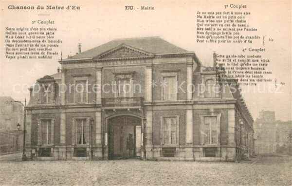 Eu 76 Mairie Chanson du Maire d_Eu