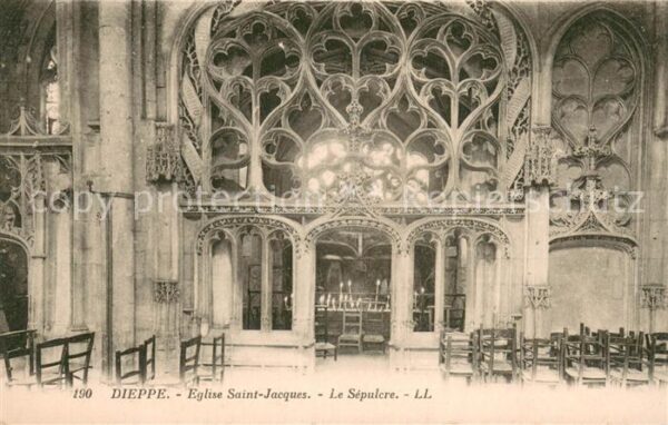 Dieppe 76 Eglise Saint Jacques Le Sepulcre