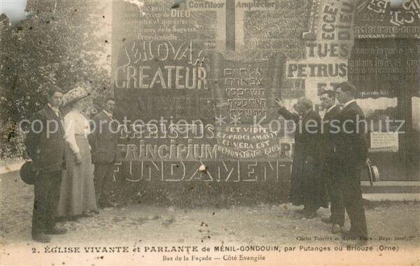 Menil-Gondouin 61 Eglise Vivante et Parlante Bas de la Fa