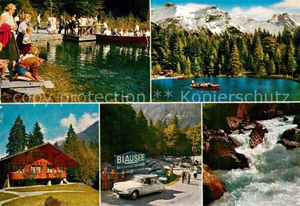 Blausee-Mitholz BE im Kandertal Teilansichten Gasthaus