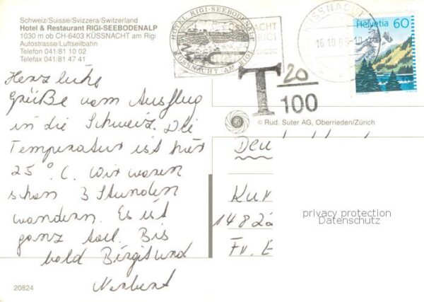 Kuessnacht Vierwaldstaettersee Hotel Restaurant Rigi Seebodenalp – Bild 2