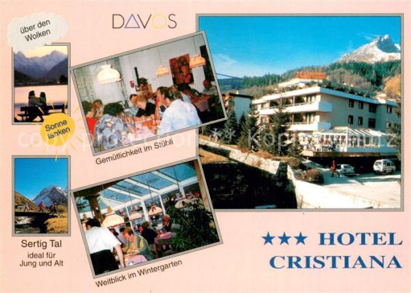 Davos Dorf GR Hotel Cristiana Stübli Sertig Tal