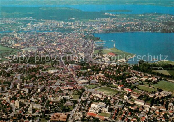 Kreuzlingen Bodensee mit Konstanz Rhein Bodensee und Überlin