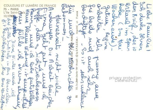 Paris 75 Ile Saint Louis Fliegeraufnahme – Bild 2