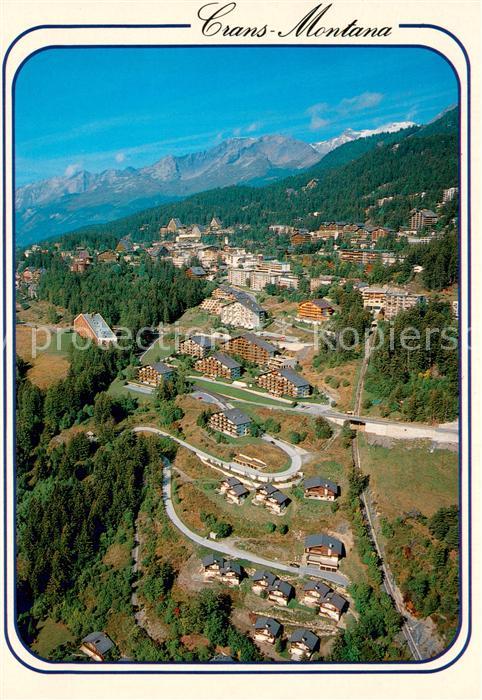 Crans-Montana Fliegeraufnahme