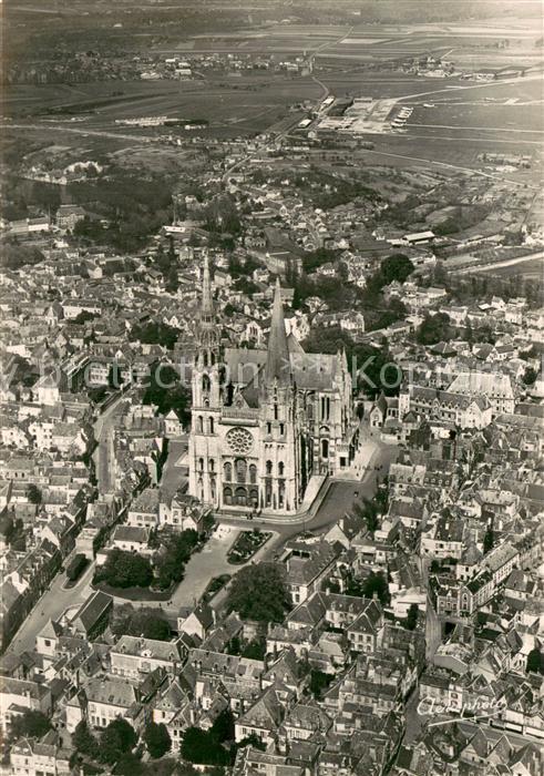 Chartres 28 Fliegeraufnahme