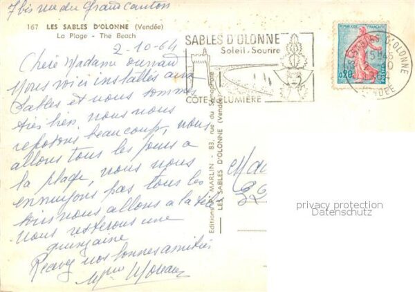 Les Sables-d Olonne 85 La Plage – Bild 2