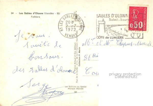 Les Sables-d Olonne 85 Folklore – Bild 2