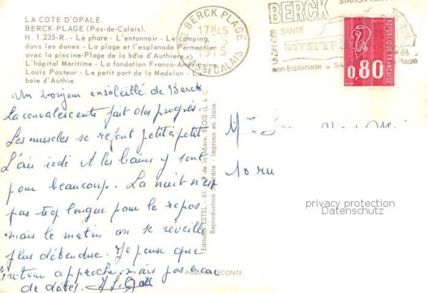 Berck-Plage 62 Le phare Le camping avec la piscine Pla – Bild 2