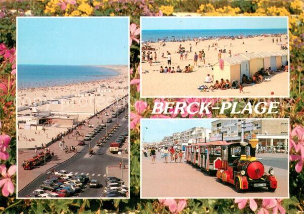 Berck-Plage 62 La Plage et les cabines Esplanade Parme