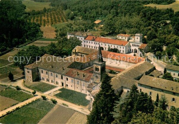 Aiguebelle Abbaye de Notre Dame Vue aerienne du co