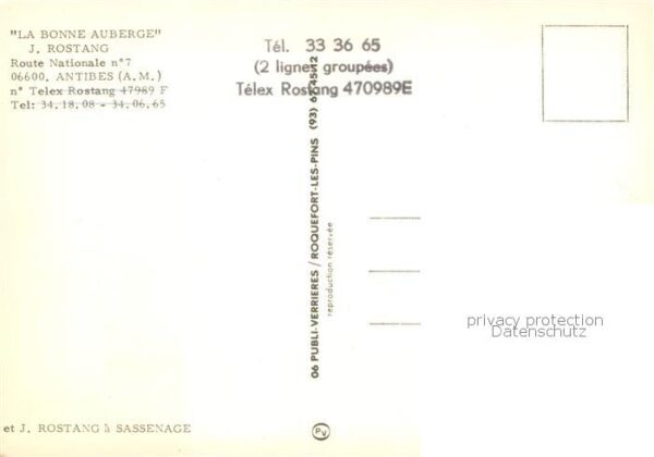 Antibes Alpes Maritimes La Bonne Auberge – Bild 2