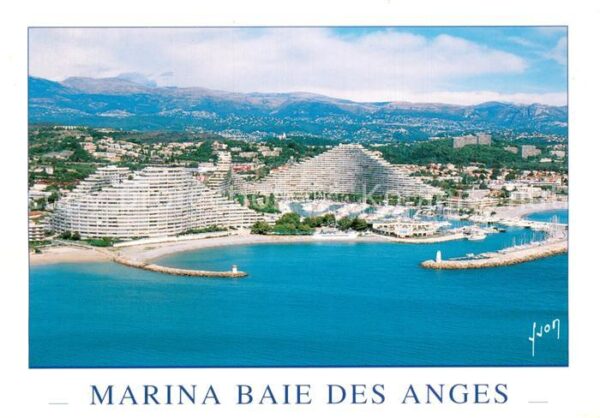 Villeneuve-Loubet Plage Vue generale aerienne Port Marina et le
