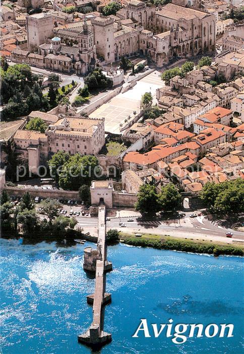 Avignon Vaucluse Fliegeraufnahme