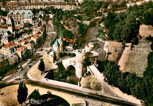Metz  57 Moselle Vue aerienne Porte des Allemands