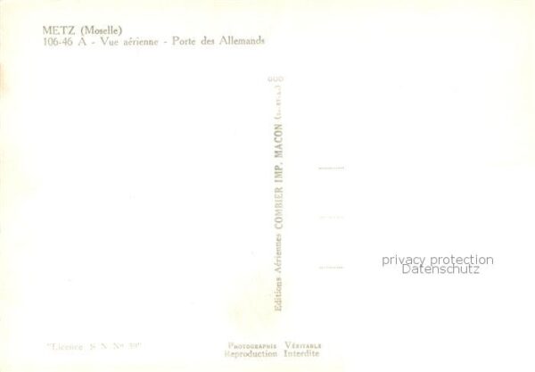 Metz  57 Moselle Vue aerienne Porte des Allemands – Bild 2