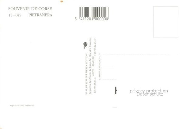 Pietranera Corse Ile de Fliegeraufnahme – Bild 2