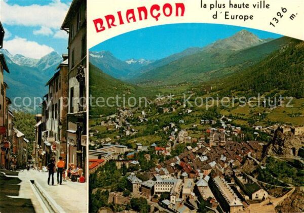 Briancon 05 La plus haute ville d’Europe Vue aerien